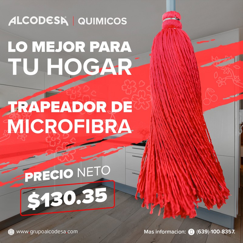 Los beneficios de la Microfibra son muchos, y te ayuda con la limpieza de tu hogar, en ALCODESA encuentras la mejor calidad en este material