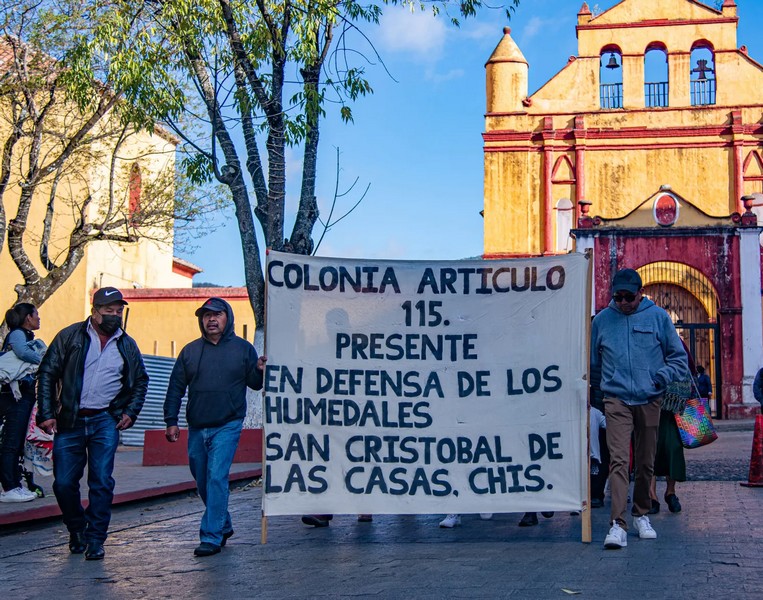Ambientalistas en Chiapas exigen al gobierno mexicano soluciones a la crisis de humedales