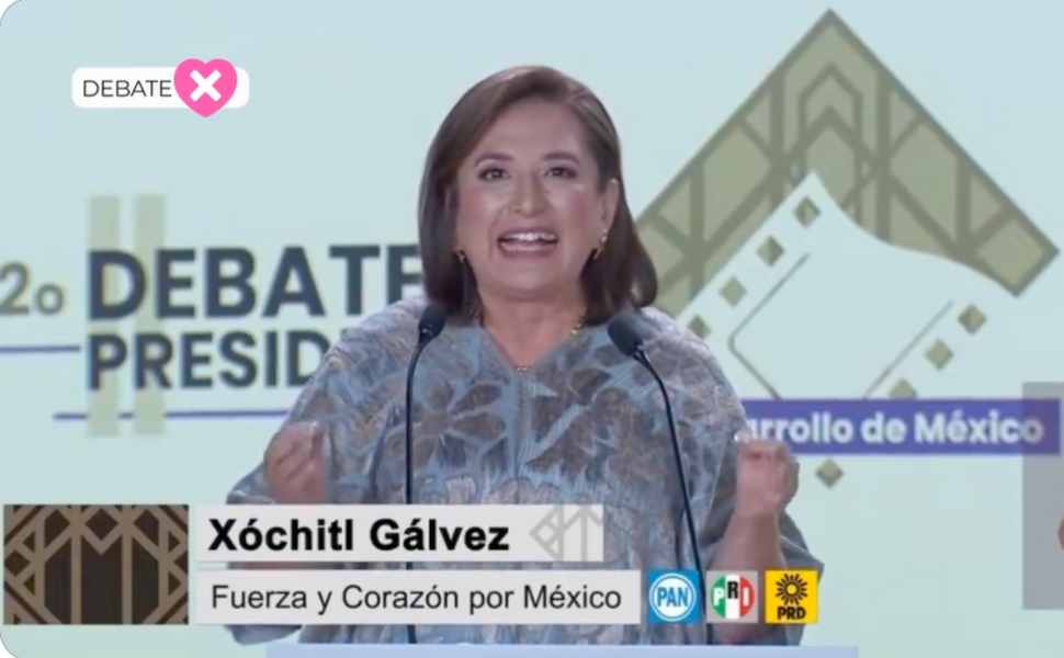VIDEO: Mensaje Final de Xóchitl Gálvez en el Segundo Debate rumbo a Elecciones 2024
