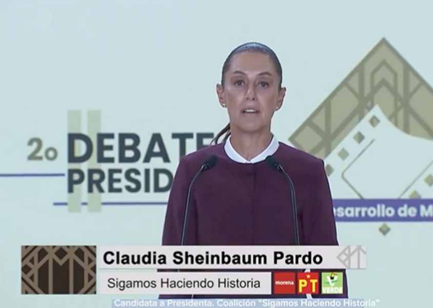 VIDEO: Mensaje Final de Claudia Sheinbaum en el Segundo Debate rumbo a Elecciones 2024